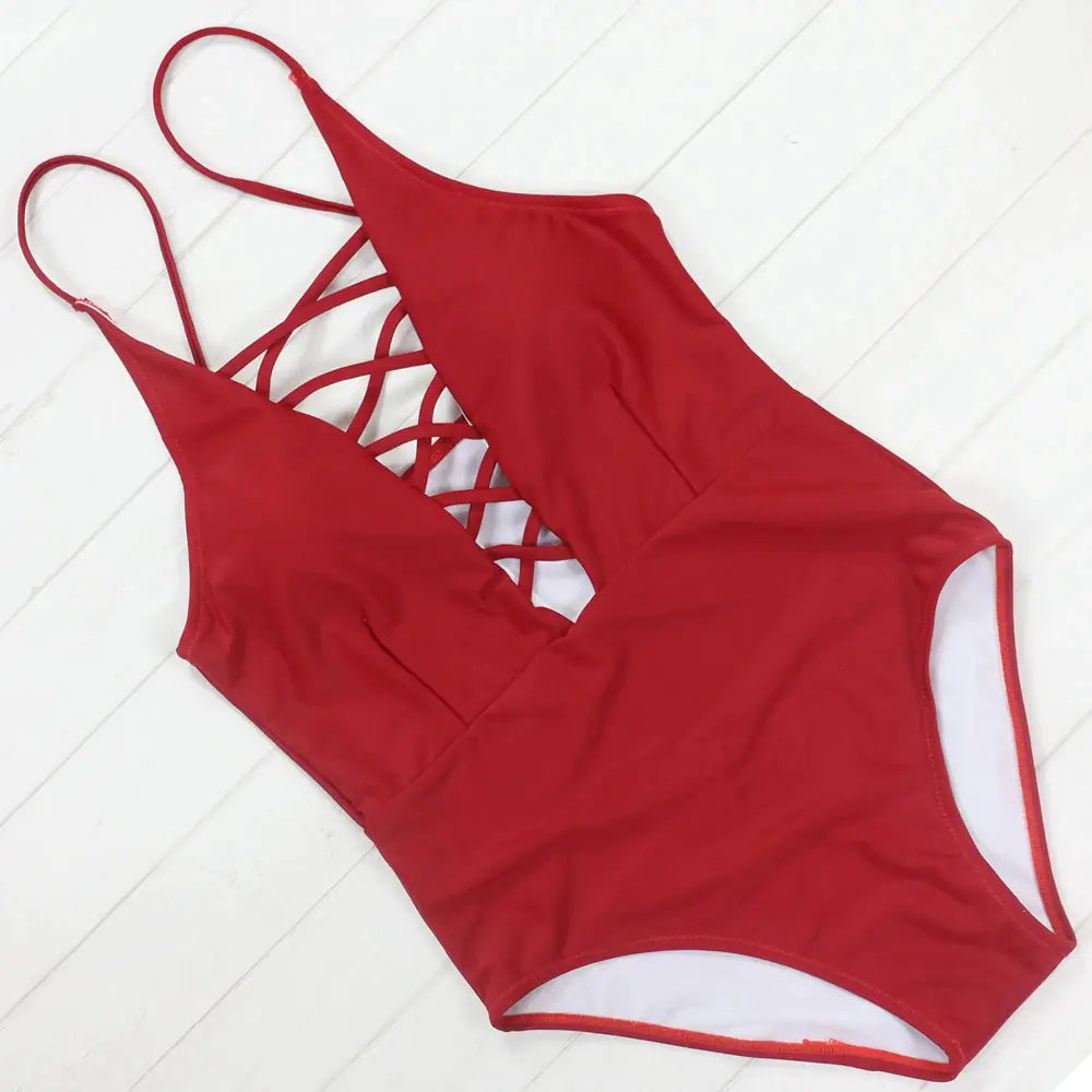 Vintage Monokini Swimsuit