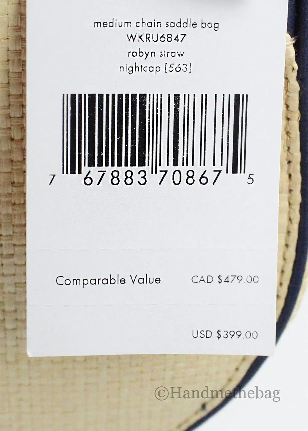 Kate Spade - Leather Saddle Bag