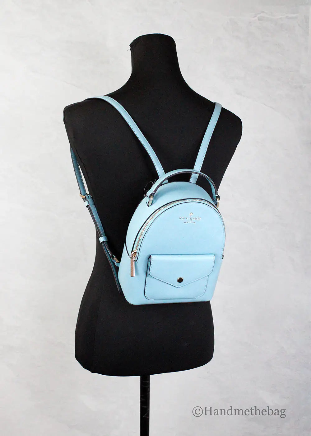 Kate Spade - Blue PVC Leather Backpack