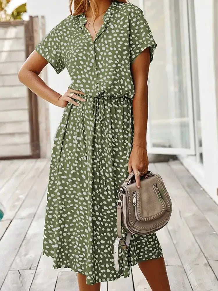 Robe Vintage à Pois