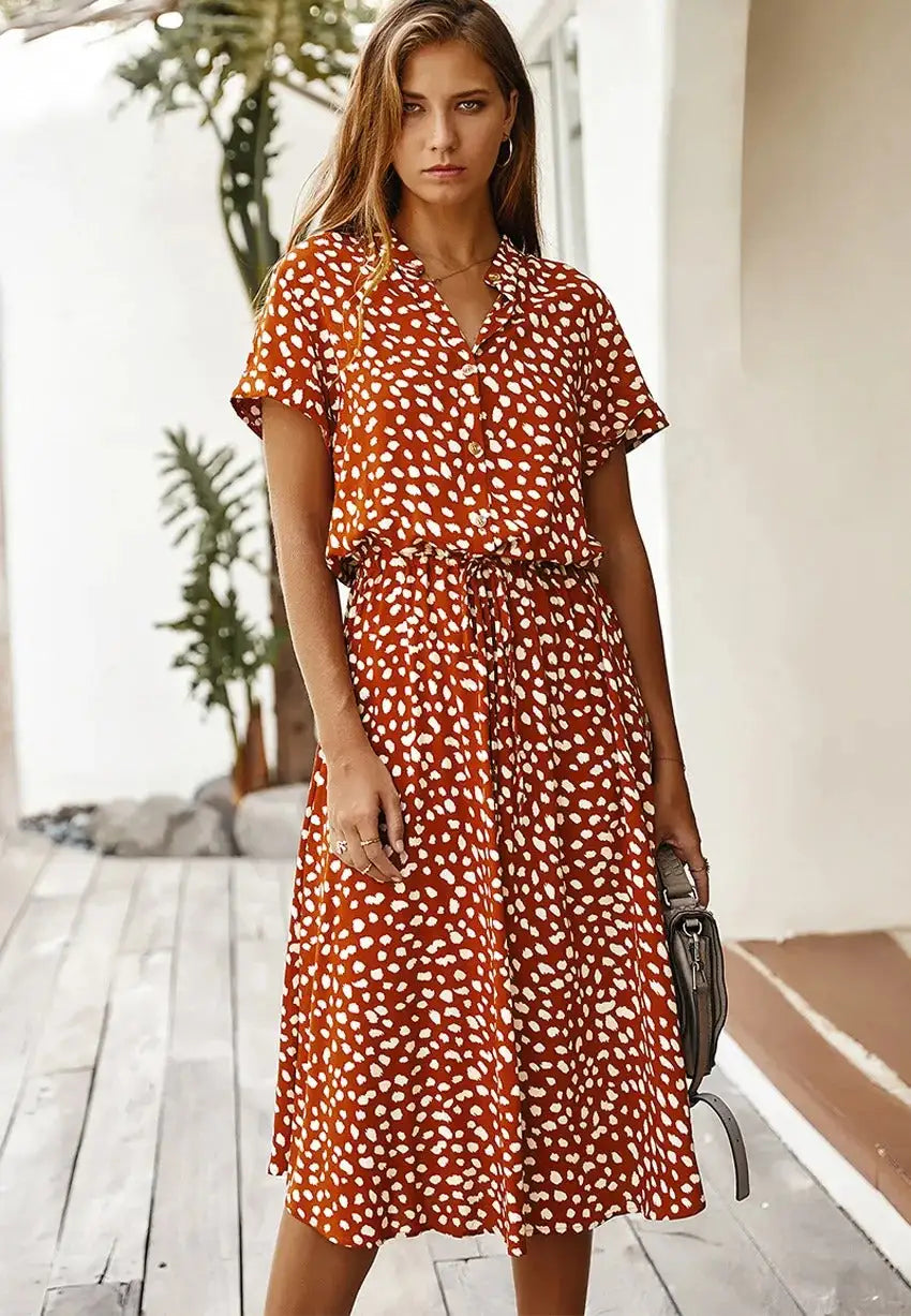 Robe Vintage à Pois