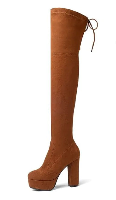 Botas sobre la rodilla para mujer