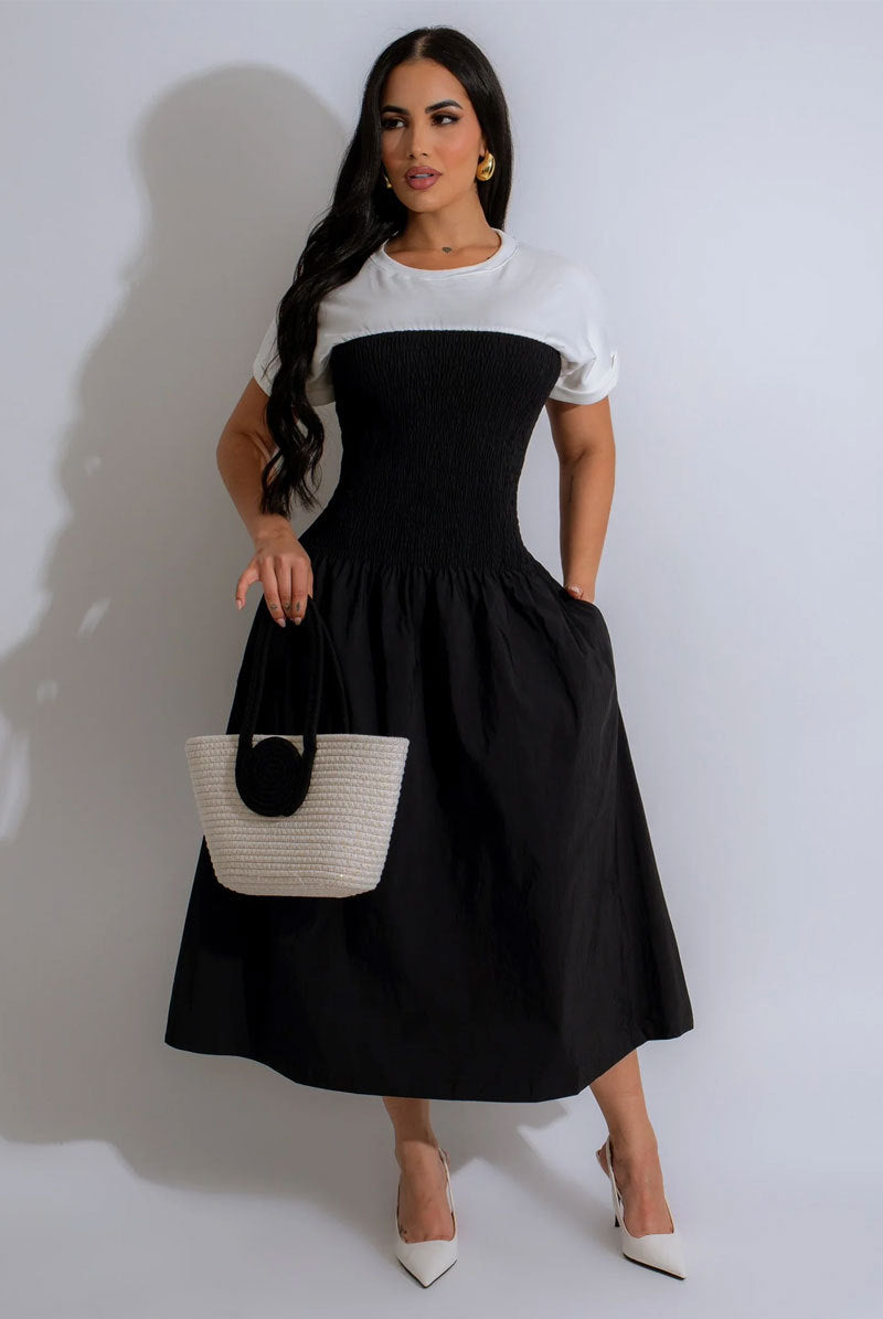 Short Sleeve Casual Dress