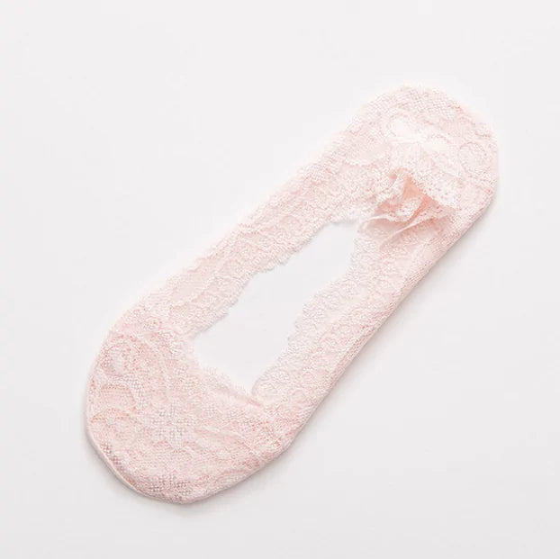 Calcetines de encaje antideslizantes premium invisibles