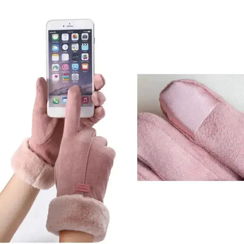 Guantes de moda para el invierno.