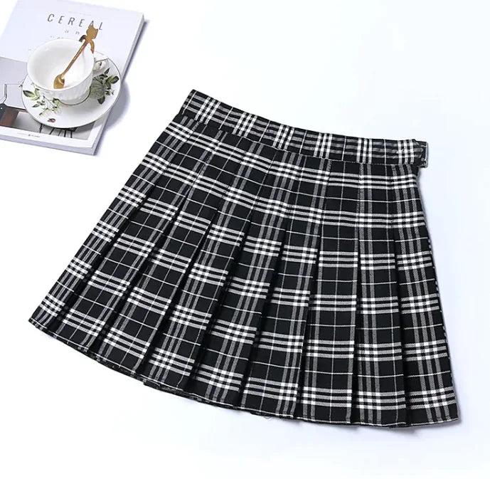 Plaid Classic Uniform Skirt