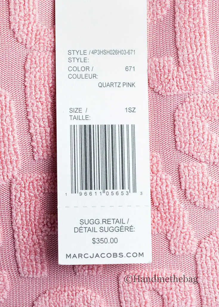 Marc Jacobs - Monogram Terry Shoulder Bag