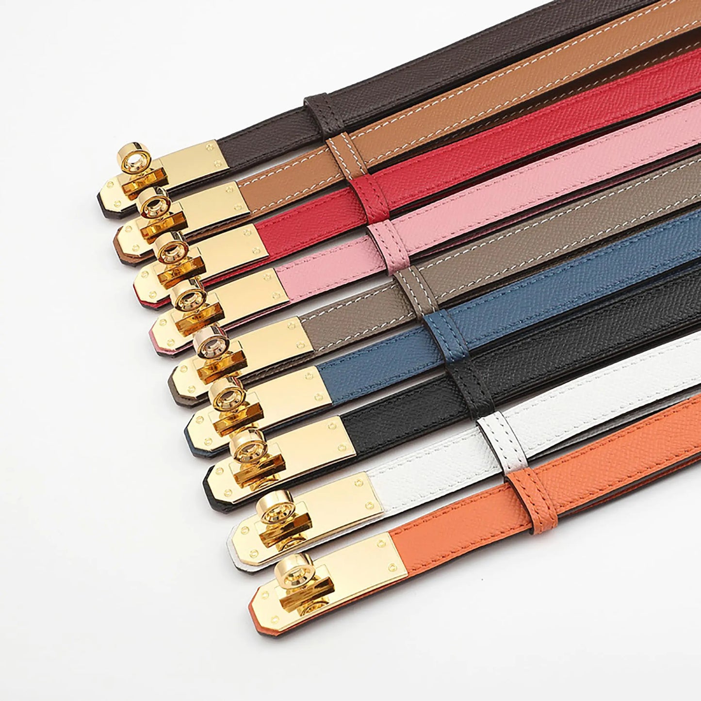 Skinny Leather Belt