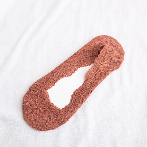 Calcetines de encaje antideslizantes premium invisibles