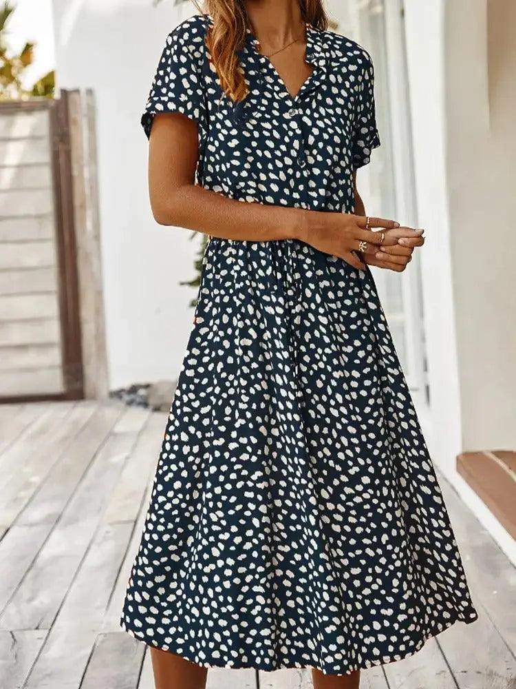 Robe Vintage à Pois