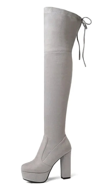 Botas sobre la rodilla para mujer