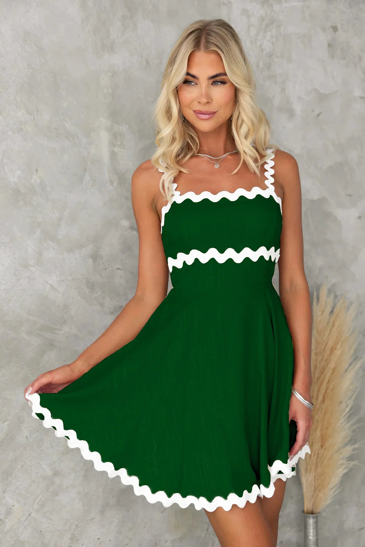 Short Suspender Dress