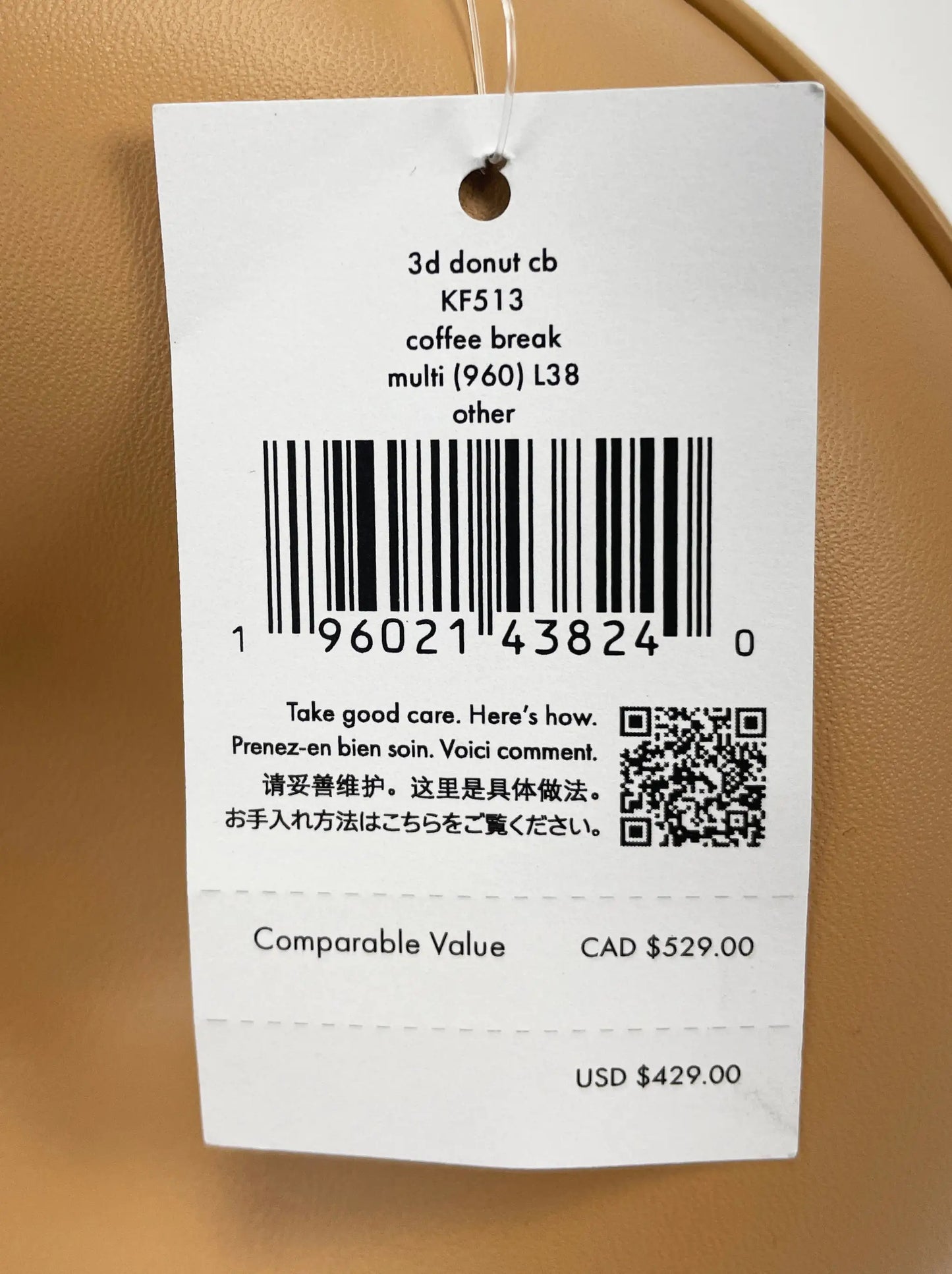 Kate Spade - Coffee Break Donut Crossbody Bag