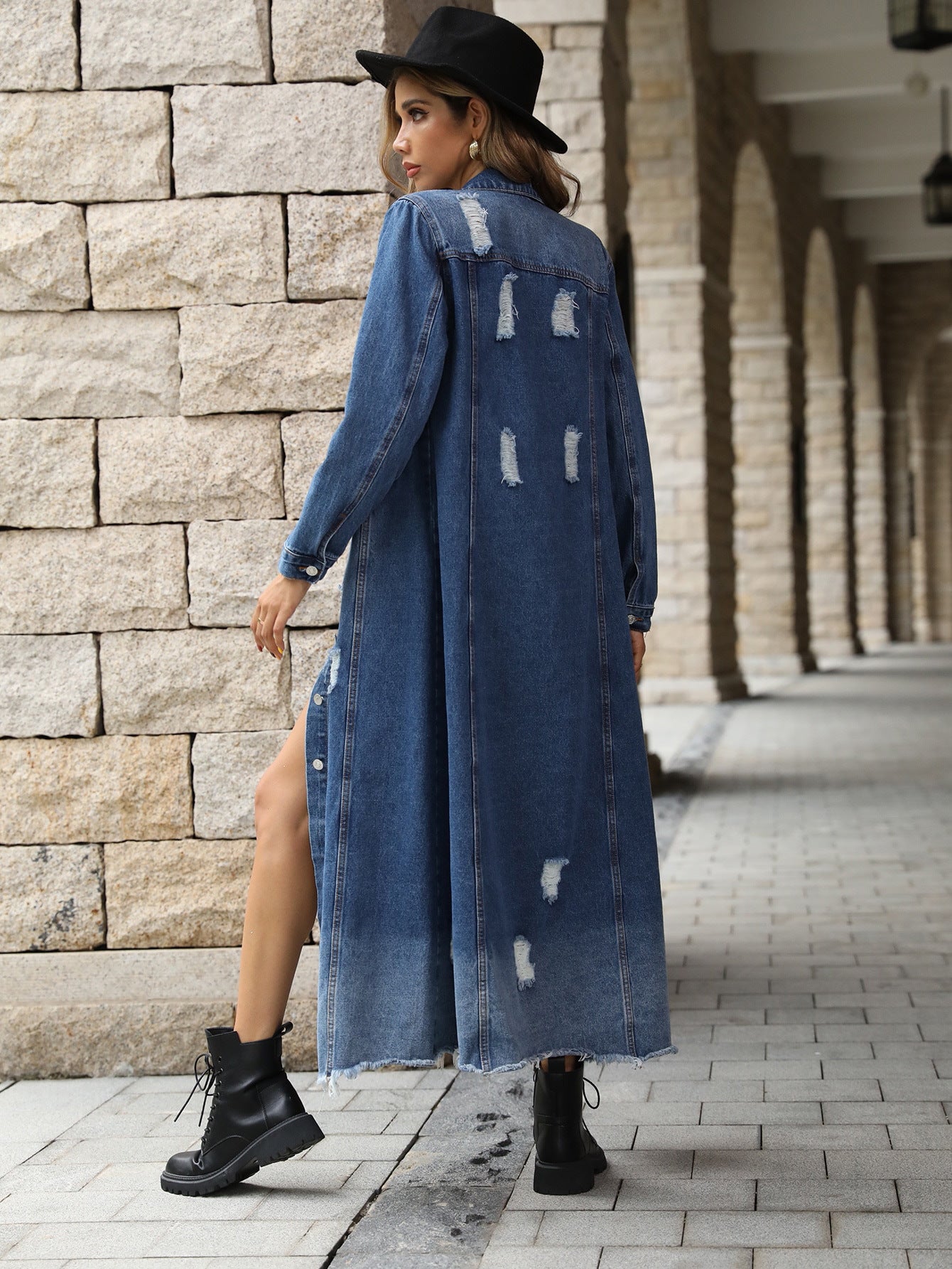 Retro Denim Dress