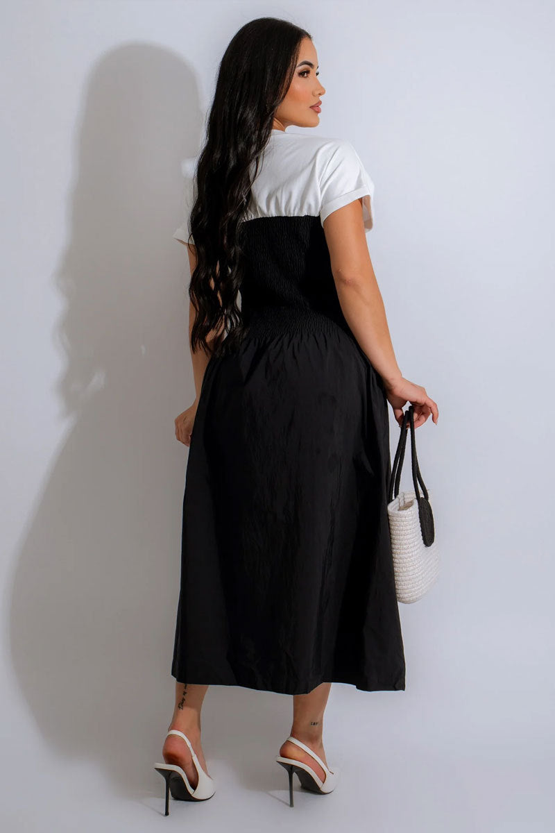 Short Sleeve Casual Dress