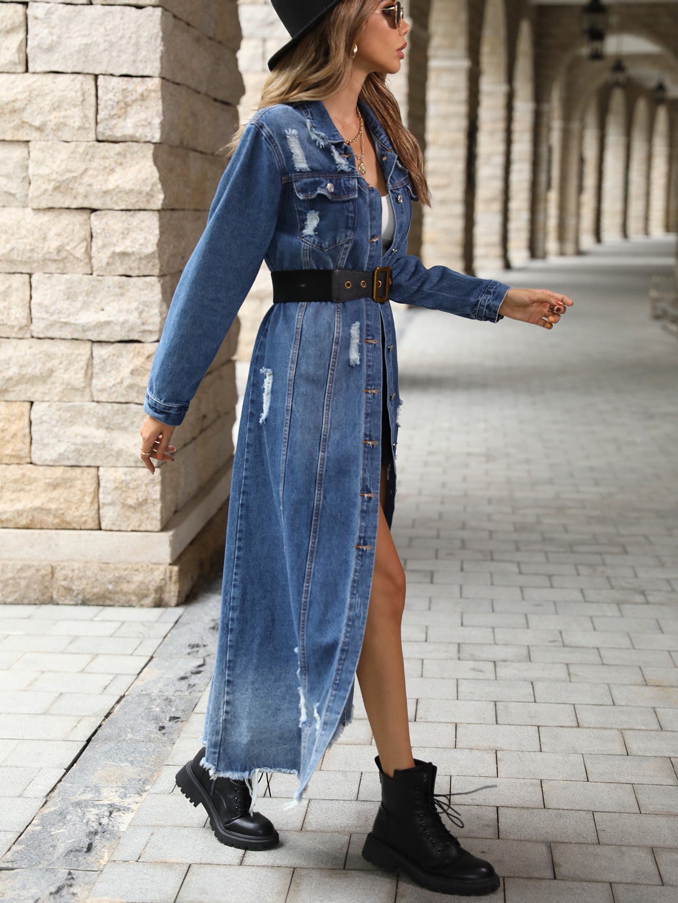 Retro Denim Dress