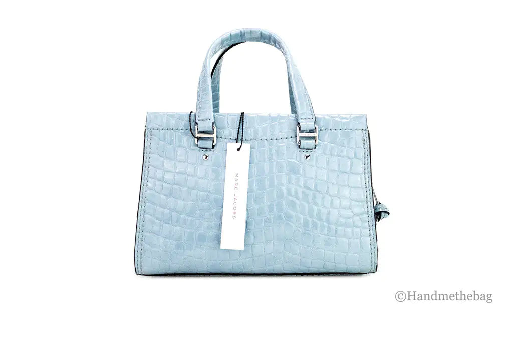 Marc Jacobs - Stone Blue Leather Satchel
