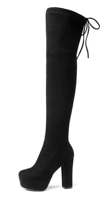 Botas sobre la rodilla para mujer