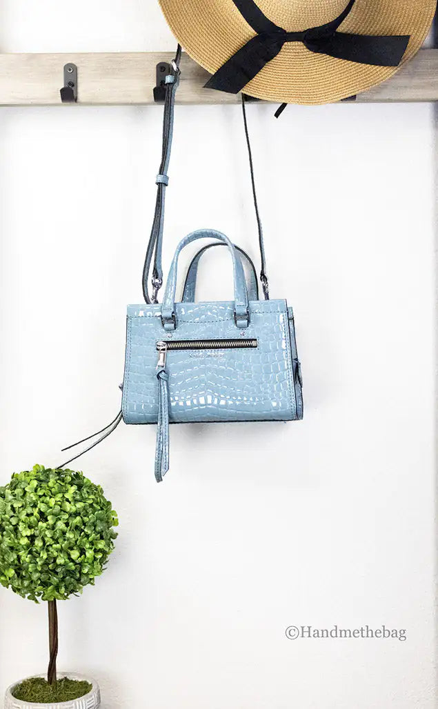 Marc Jacobs - Stone Blue Leather Satchel