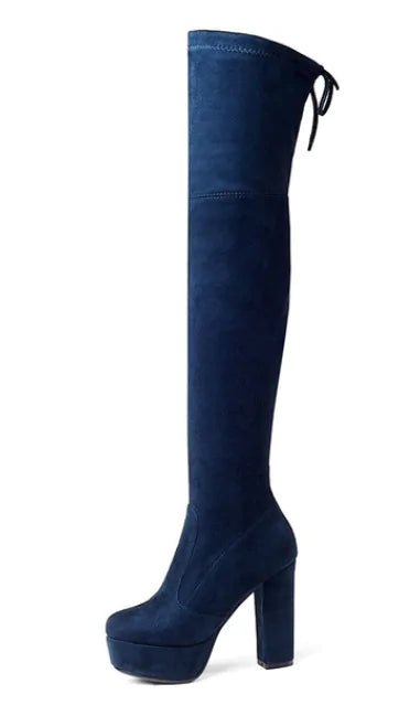 Botas sobre la rodilla para mujer