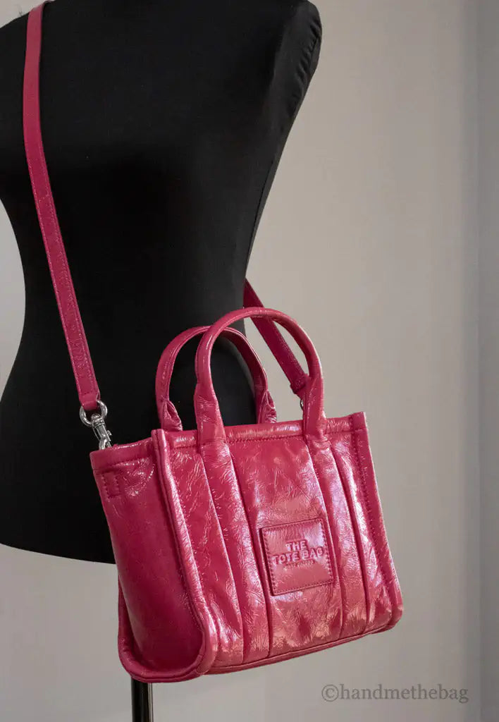Marc Jacobs - The Shiny Magenta Leather Tote