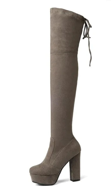 Botas sobre la rodilla para mujer