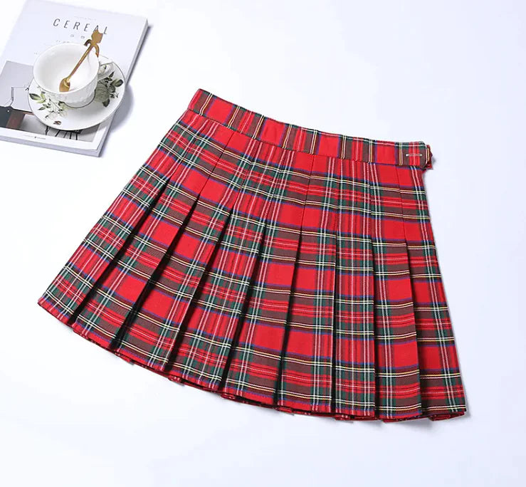 Plaid Classic Uniform Skirt