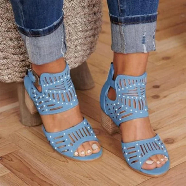 Sandalias huecas vintage