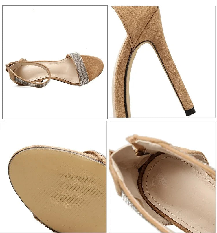 Tacones altos y finos para mujer