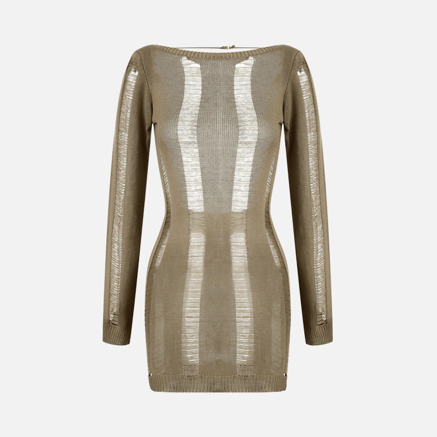 Mini robes moulantes dos nu pour femmes
