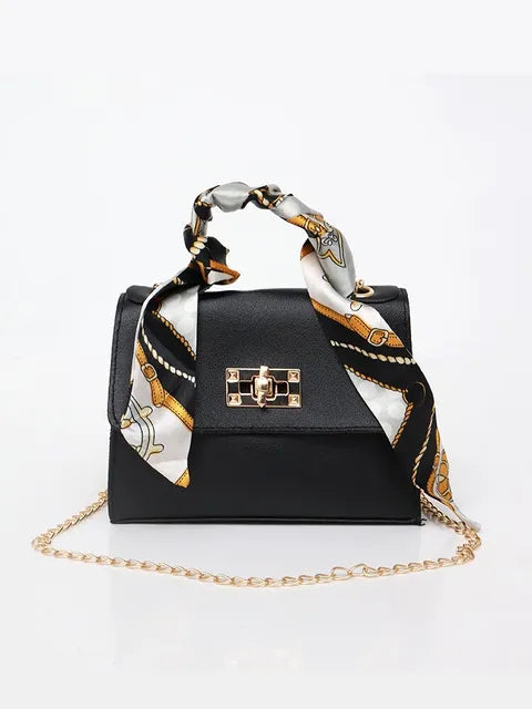 Bolso individual con pañuelo de seda