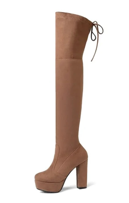 Botas sobre la rodilla para mujer