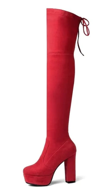 Botas sobre la rodilla para mujer