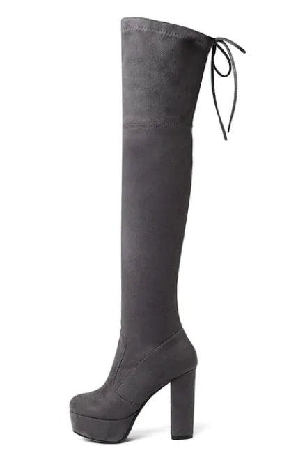 Botas sobre la rodilla para mujer