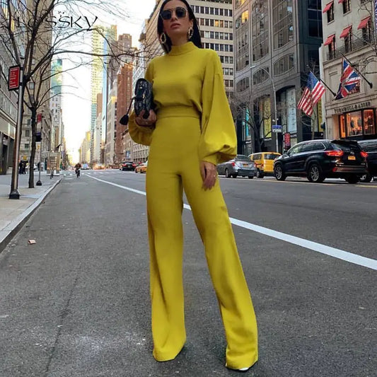 Half Collar Jumpsuit